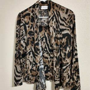 SWEATER CARDIGAN - Alfred Dunner Long Sleeve Size M